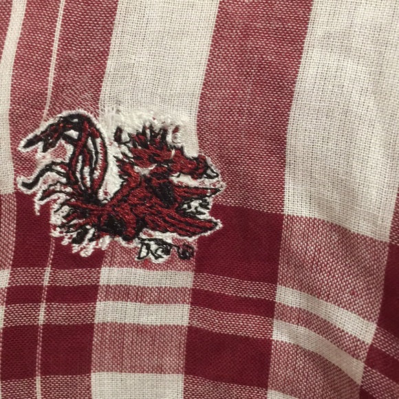 South Carolina Gamecocks Plaid Short Sleeve NWT - Picture 3 of 3